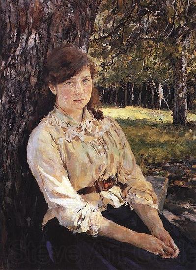 Valentin Serov Girl in the Sunlight. Norge oil painting art